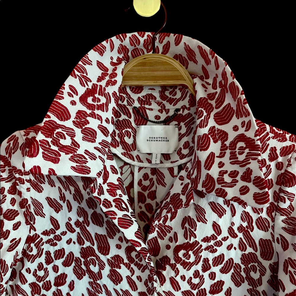 Genuine Dorothee Schumacher Jacket Red & White XS